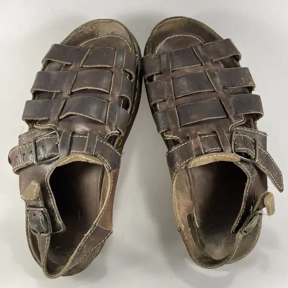 Dr Martens Vintage Chunky Sandals Mens Size 13 US Y2K Fisherman England 12 UK